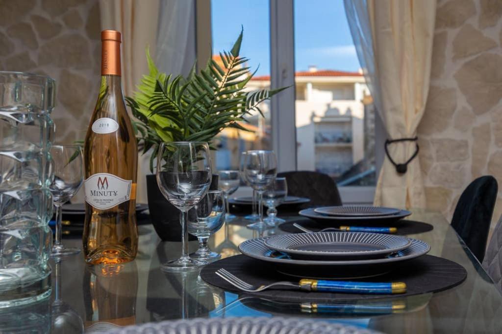 קאן Penthouse Loft 5Min Palais Des Festivals And Beach Terrace View On Castle מראה חיצוני תמונה