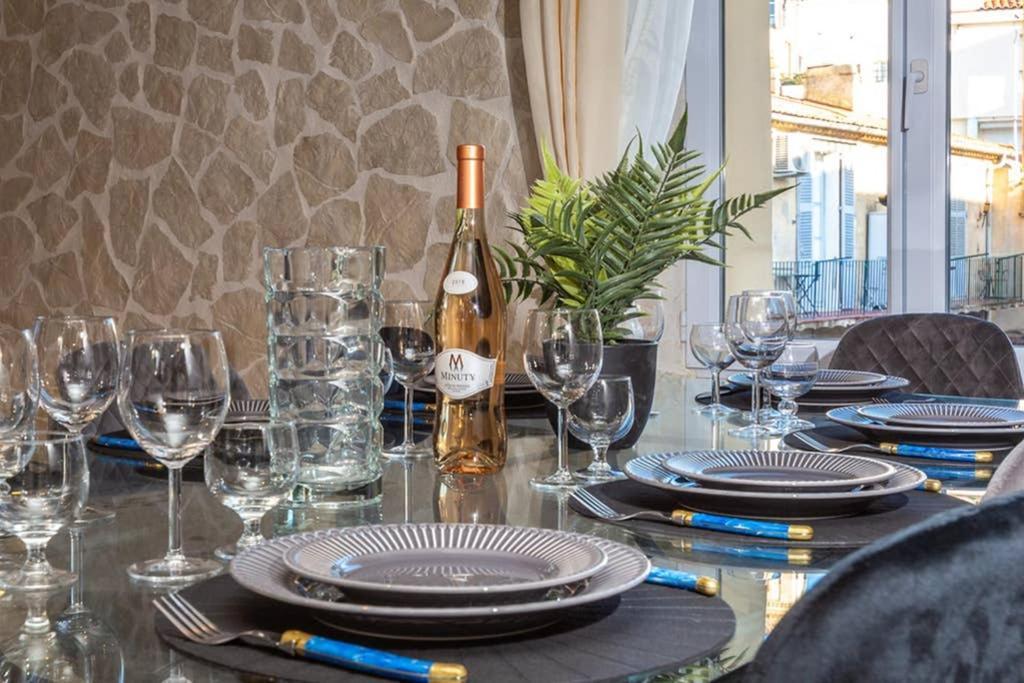 קאן Penthouse Loft 5Min Palais Des Festivals And Beach Terrace View On Castle מראה חיצוני תמונה