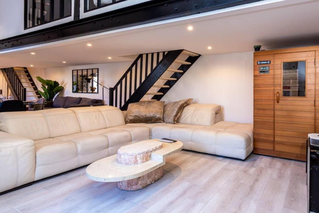 קאן Penthouse Loft 5Min Palais Des Festivals And Beach Terrace View On Castle מראה חיצוני תמונה