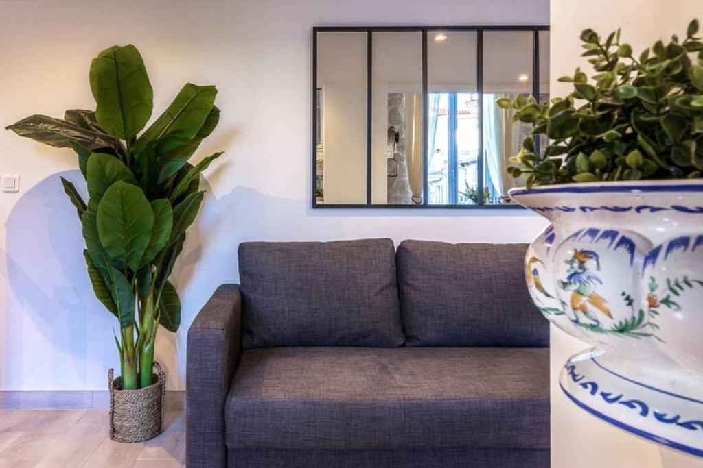 קאן Penthouse Loft 5Min Palais Des Festivals And Beach Terrace View On Castle מראה חיצוני תמונה